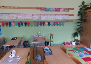 Sala lekcyjna klasy 3 b.