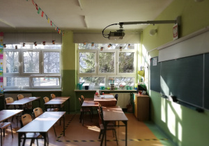 Sala lekcyjna klasy 3 b.