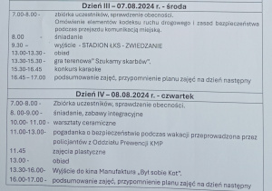 Dzień 3 i 4