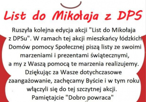 Plakat List do Mikołaja