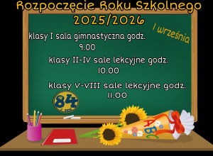 Rozpoczęcie Roku Szkolnego 2025/2026