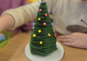 choinki wykonane przez dzieci