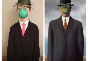 Jakub jako "Syn człowieczy" Rene Magritte