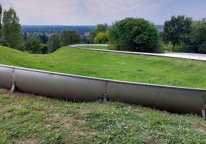 Widok na tor saneczkowy.